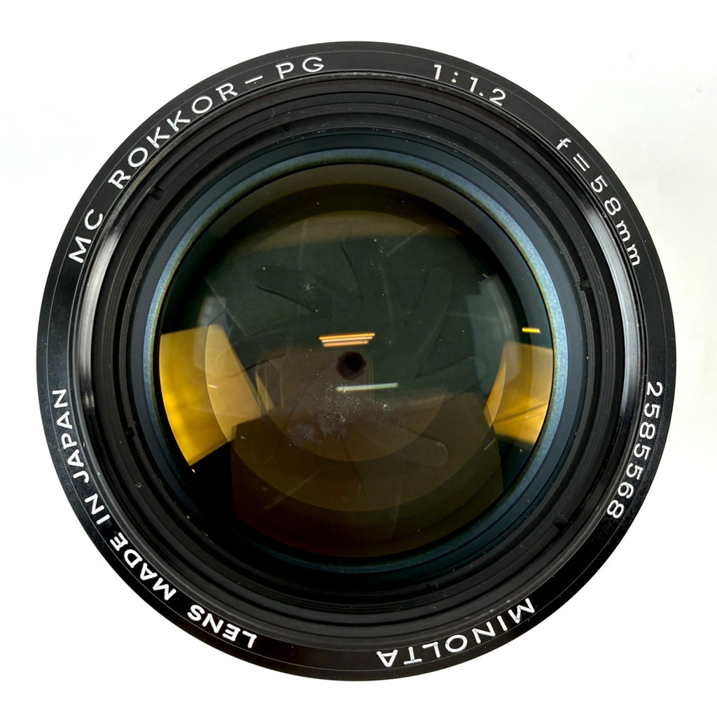 ミノルタ MINOLTA MC ROKKOR-PG 58mm F1.2 一眼カメラ用レンズ（マニュアルフォーカス） 【中古】cambb