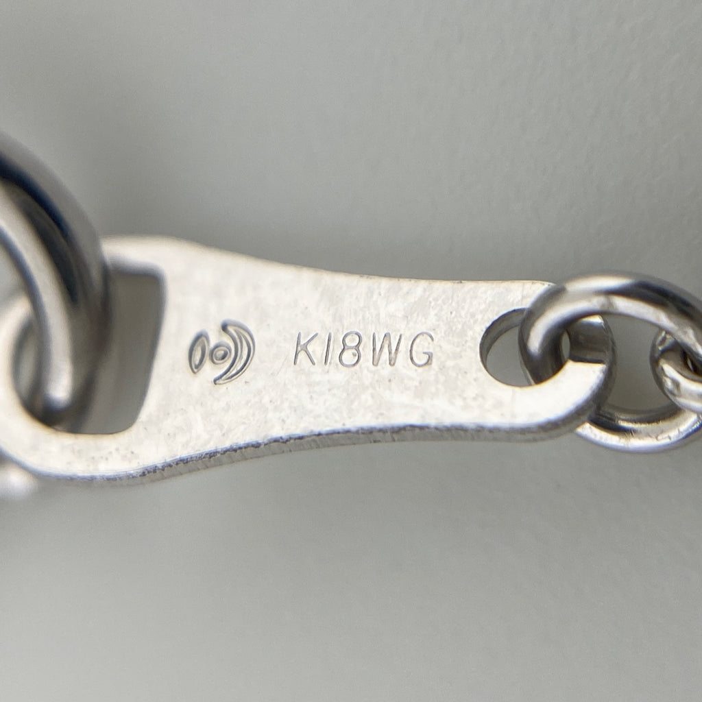タサキ メレダイヤ デザインネックレス WG ホワイトゴールド ペンダント ネックレス K18 WG ダイヤモンド レディース 【中古】brjwl