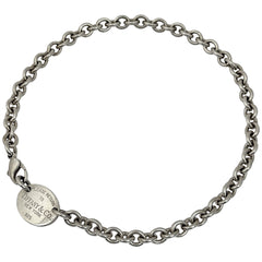 ティファニー リターン トゥ ティファニー チェーン ネックレス オーバルタグ チョーカー ネックレス シルバー925 シルバー レディース ブランドアクセサリー 【中古】bracc