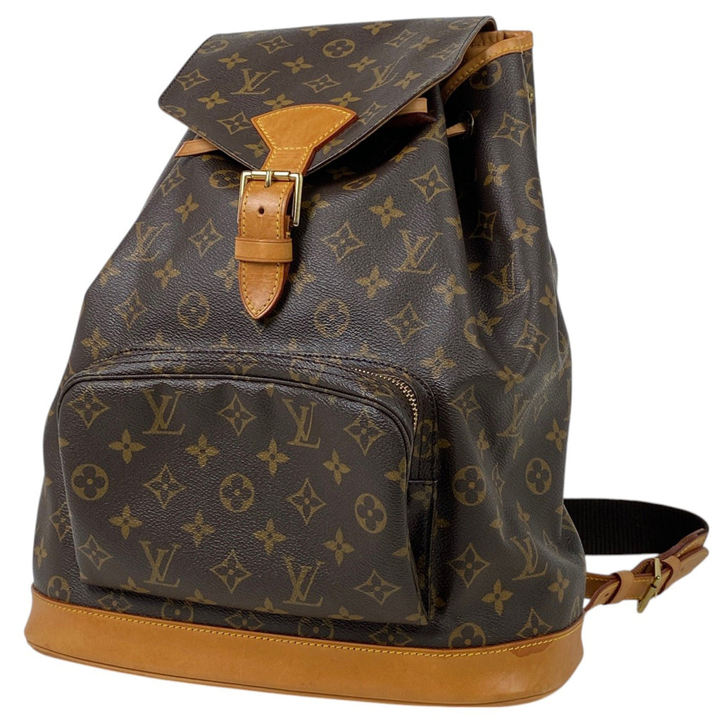 ルイ・ヴィトン モンスリ GM バックパック デイパック リュック モノグラム ブラウン M51135 レディース 【中古】brbag