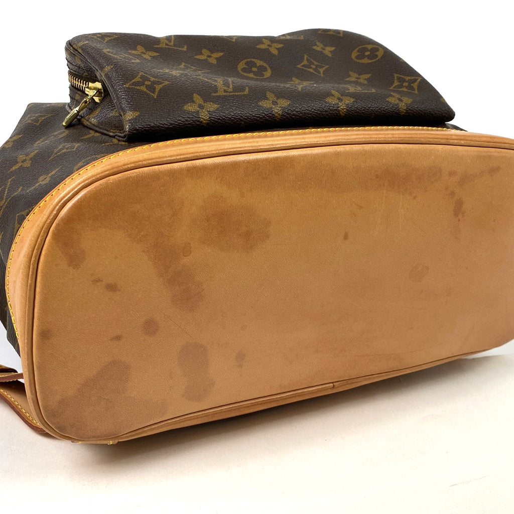 ルイ・ヴィトン モンスリ GM バックパック デイパック リュック モノグラム ブラウン M51135 レディース 【中古】brbag