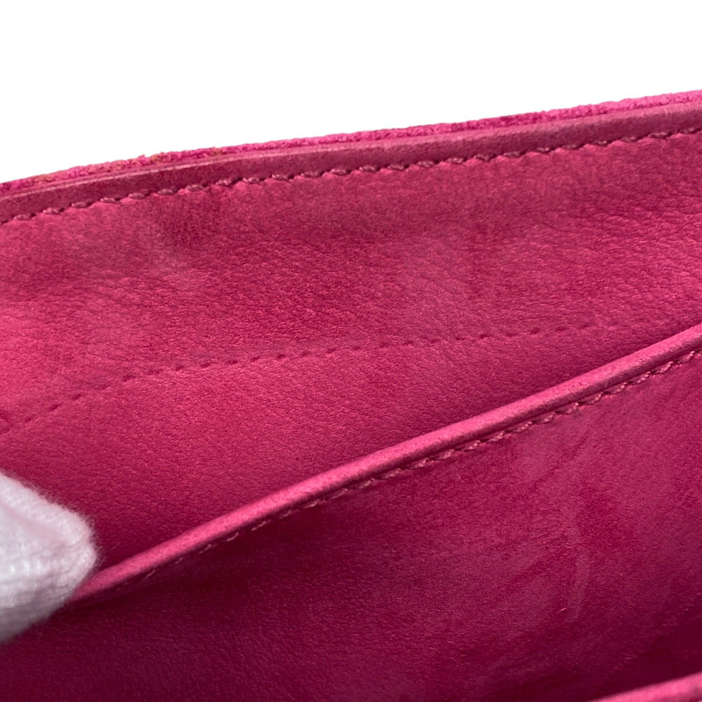 エルメス ヴィンテージ ショルダーバッグ ショルダーバッグ スエード ピンク 〇Q レディース 【中古】brbag