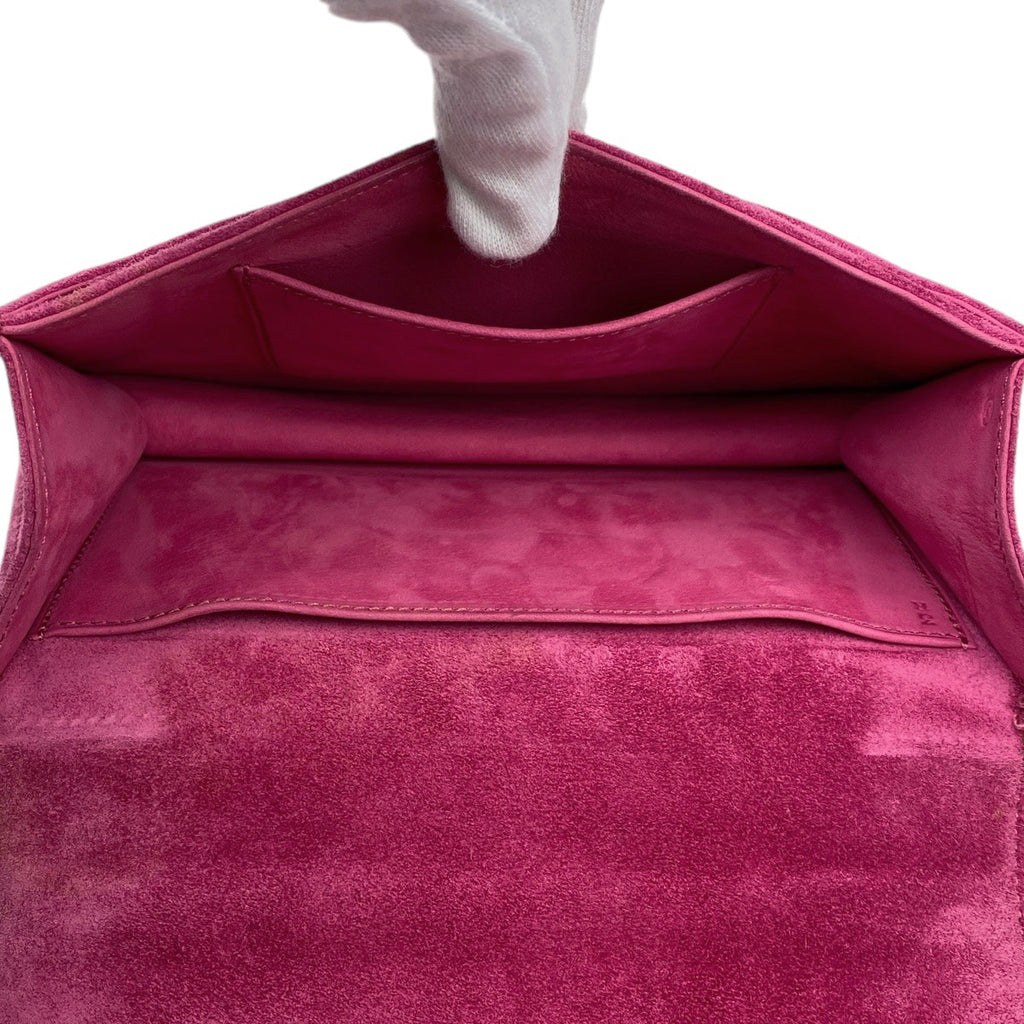 エルメス ヴィンテージ ショルダーバッグ ショルダーバッグ スエード ピンク 〇Q レディース 【中古】brbag