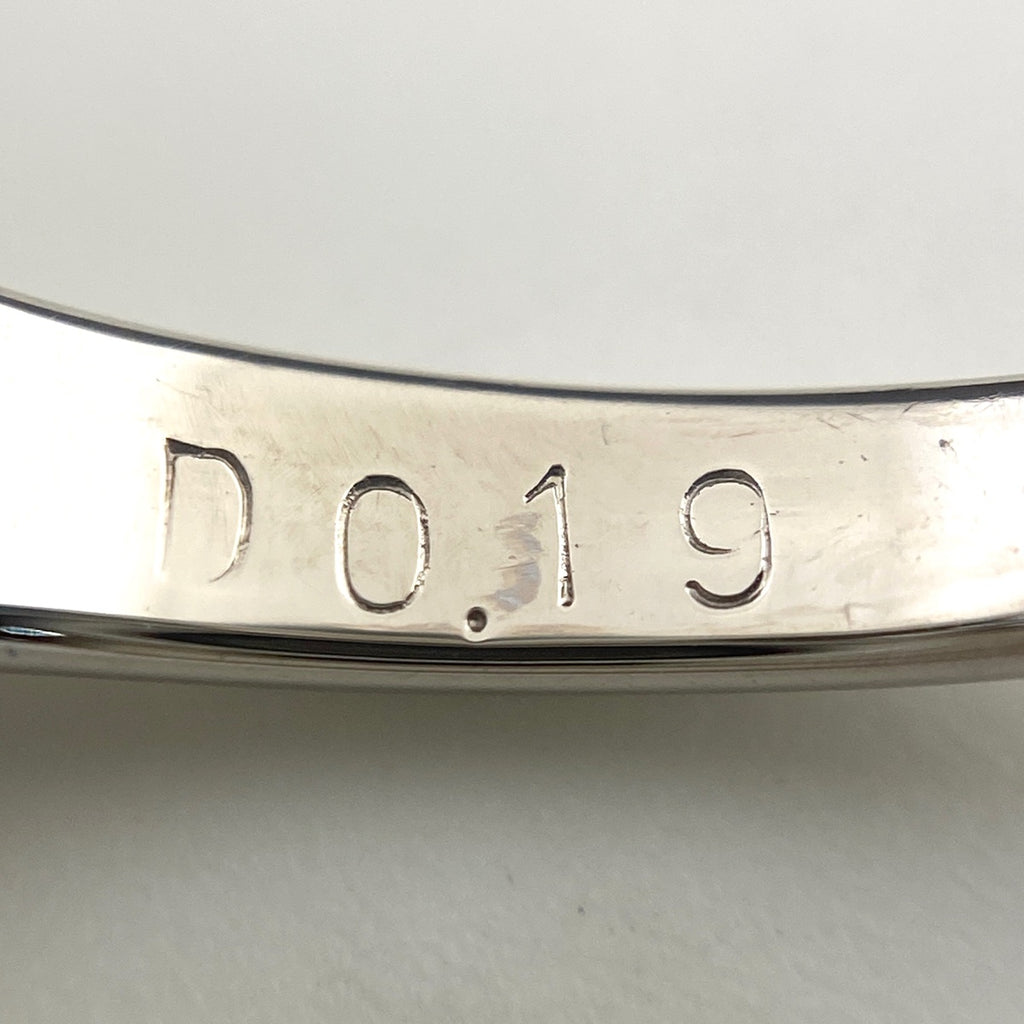 タサキ アクアマリン デザインリング プラチナ 指輪 メレダイヤ リング 11.5号 Pt900 アクアマリン ダイヤモンド レディース 【中古】brjwl