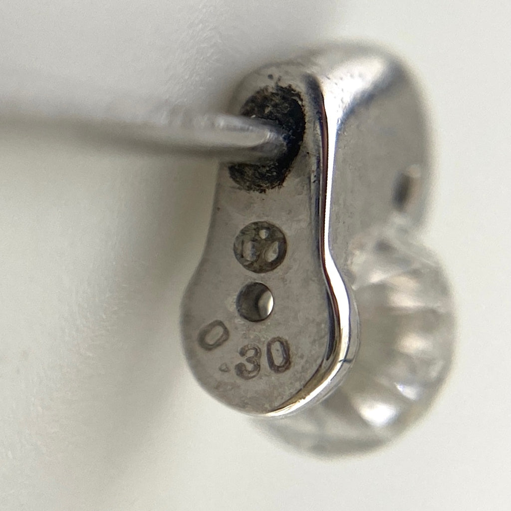 ダイヤモンド デザインピアス プラチナ ピアス Pt900 ダイヤモンド レディース 【中古】nbjwl