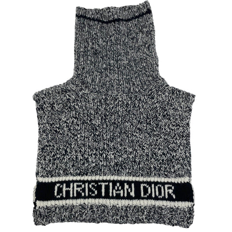 バイセル公式】ディオール ロゴ ネックウォーマー 防寒 ウール