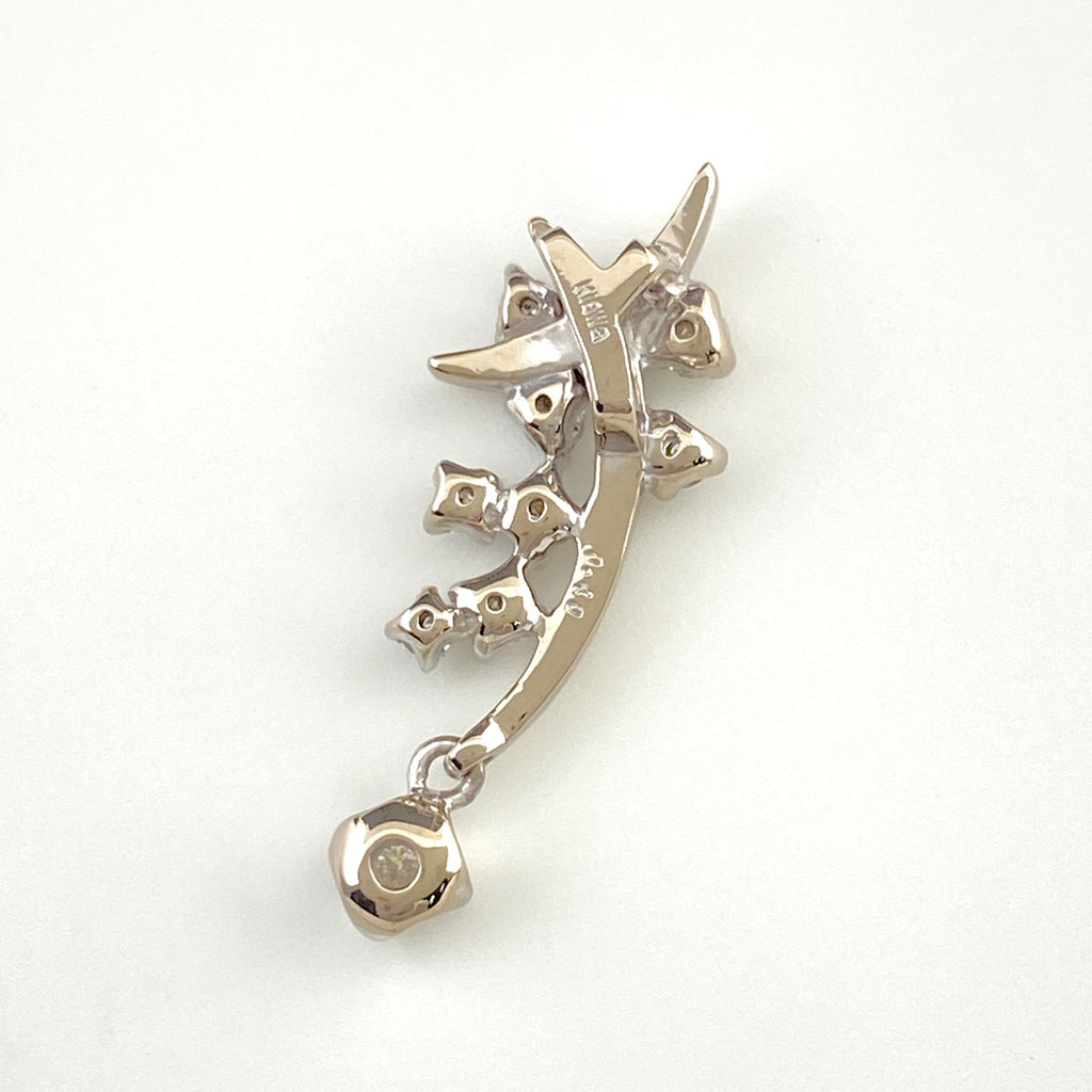 メレダイヤ ペンダントトップ WG ホワイトゴールド ペンダントトップ K18 WG ダイヤモンド レディース 【中古】nbjwl