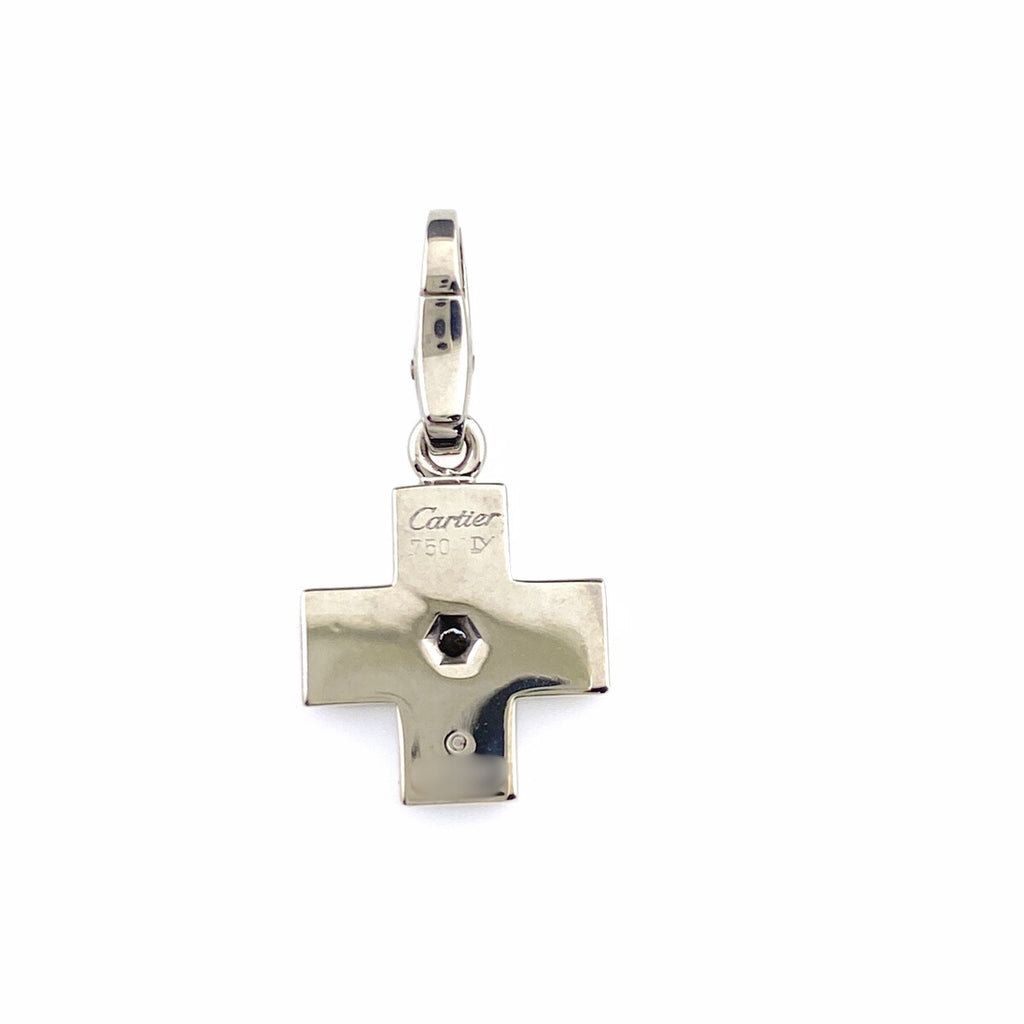 カルティエ クロスチャーム トップ ペンダントトップ 750 ダイヤモンド レディース 【中古】brjwl