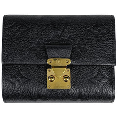 ルイ・ヴィトン ポルトフォイユ メティス コンパクト 三つ折り財布 モノグラムアンプラント ノワール(ブラック) M80880 レディース 【中古】brbag