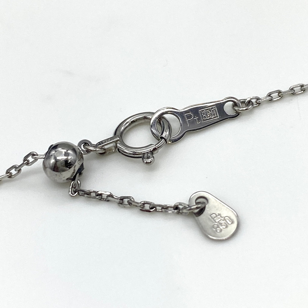メレダイヤ デザインネックレス プラチナ ペンダント ネックレス Pt900 Pt850 ダイヤモンド レディース 【中古】nbjwl