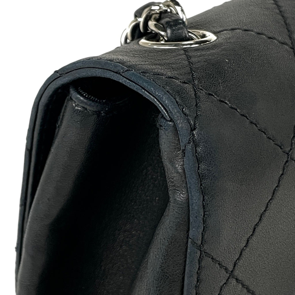シャネル ココマーク チェーン ショルダーバッグ ターンロック ショルダーバッグ レザー ブラック レディース 【中古】brbag
