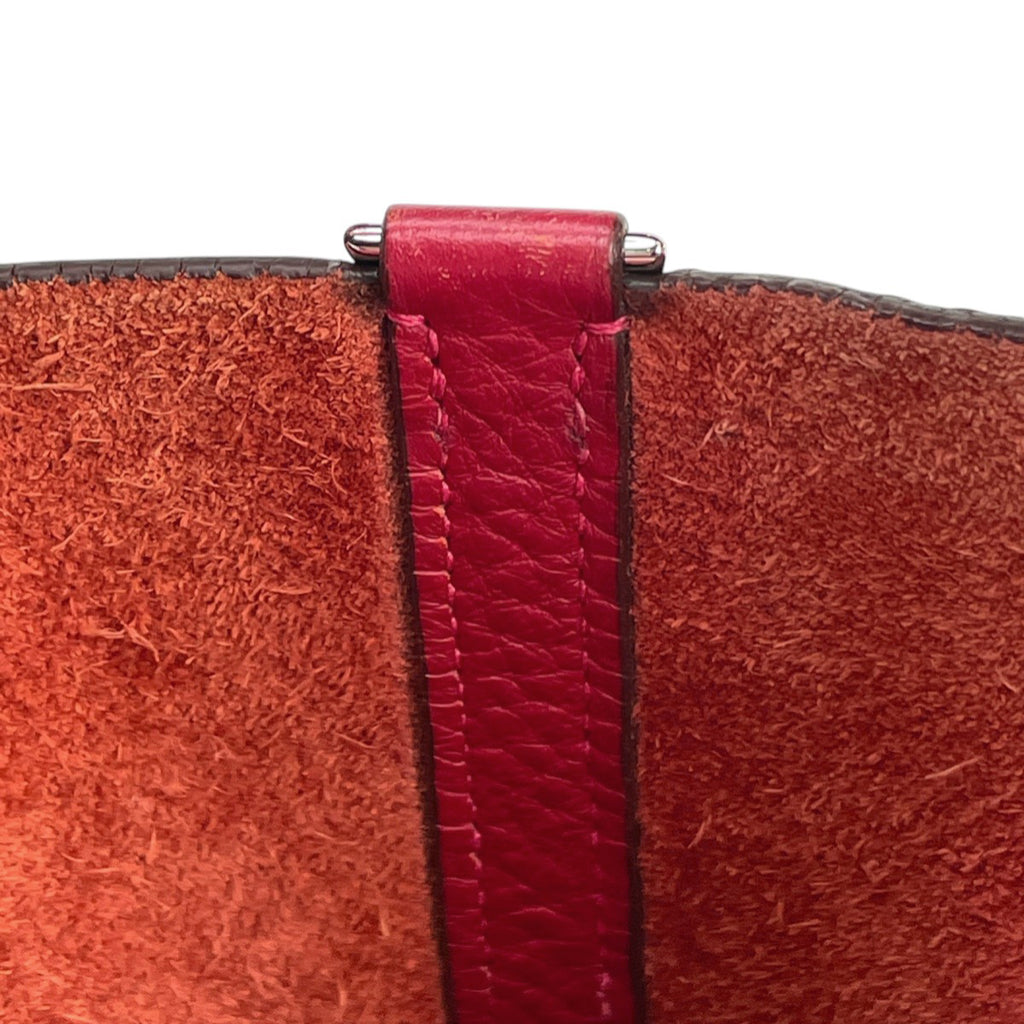 エルメス ピコタン PM ミニバッグ ハンドバッグ トリヨンクレマンス レッド □H レディース 【中古】brbag