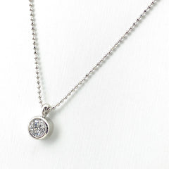 ダイヤモンド デザインネックレス プラチナ ペンダント ネックレス Pt900 Pt850 ダイヤモンド レディース 【中古】nbjwl