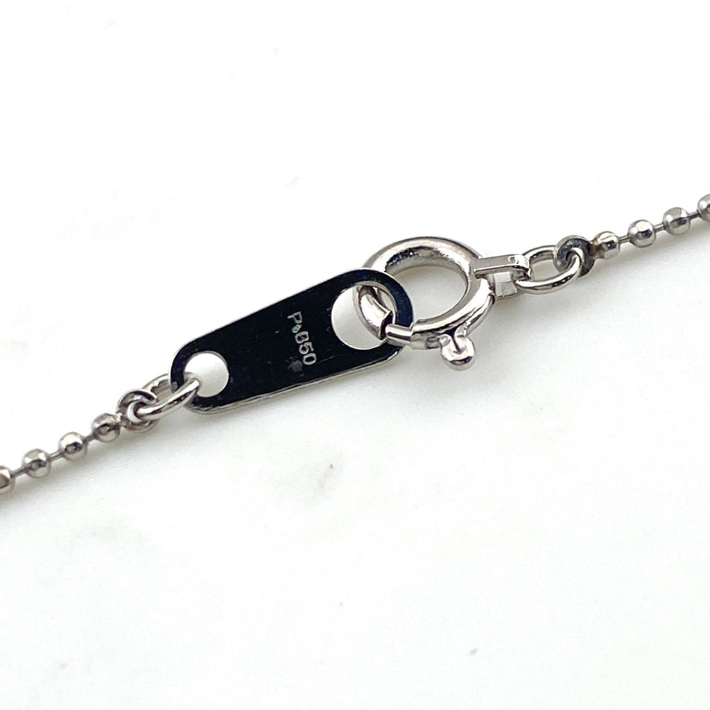 ダイヤモンド デザインネックレス プラチナ ペンダント ネックレス Pt900 Pt850 ダイヤモンド レディース 【中古】nbjwl