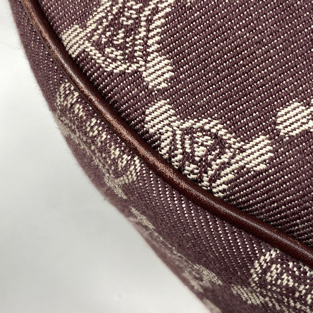 セリーヌ パリマカダム柄 ショルダーバッグ 斜め掛け ショルダーバッグ デニム ブラウン レディース 【中古】brbag