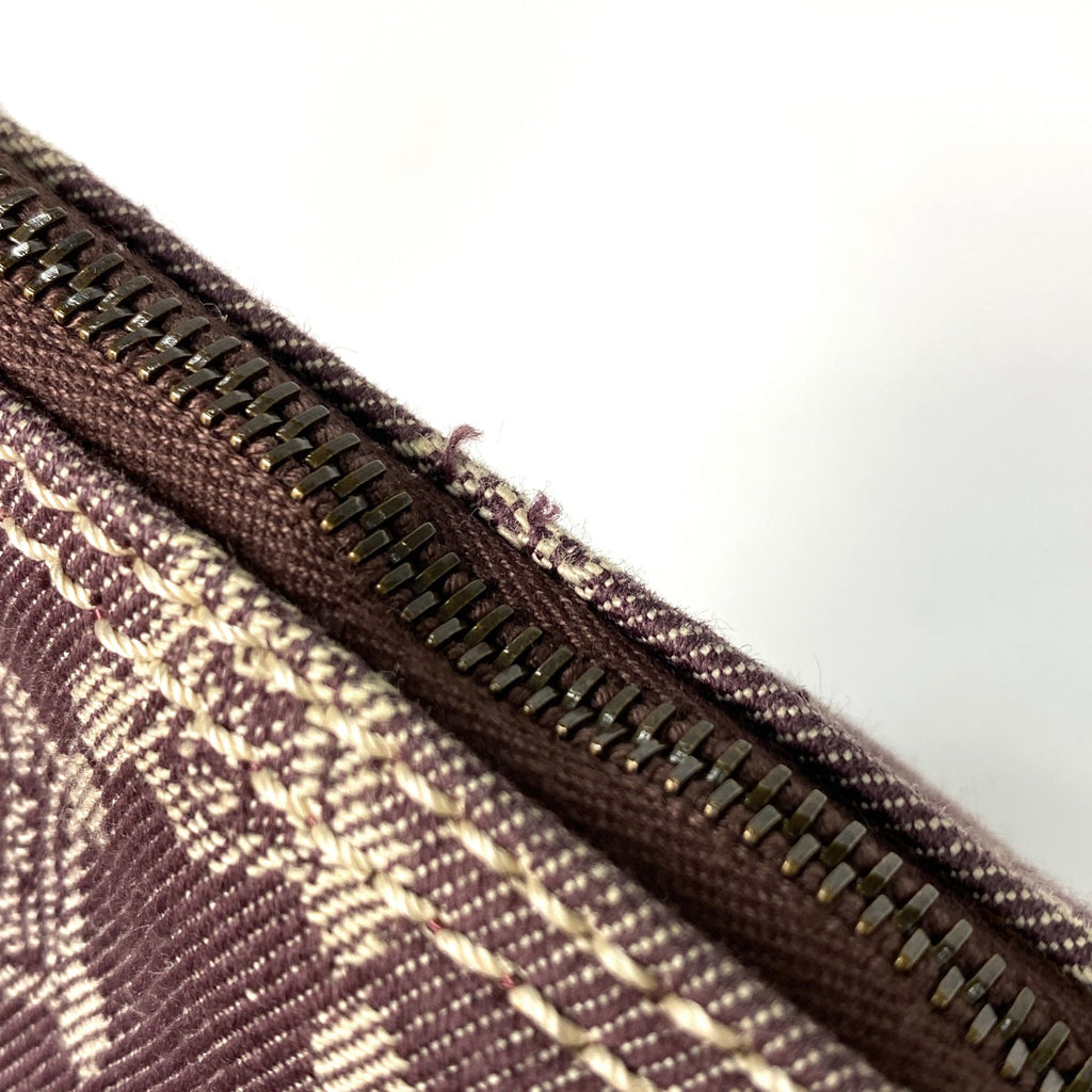セリーヌ パリマカダム柄 ショルダーバッグ 斜め掛け ショルダーバッグ デニム ブラウン レディース 【中古】brbag