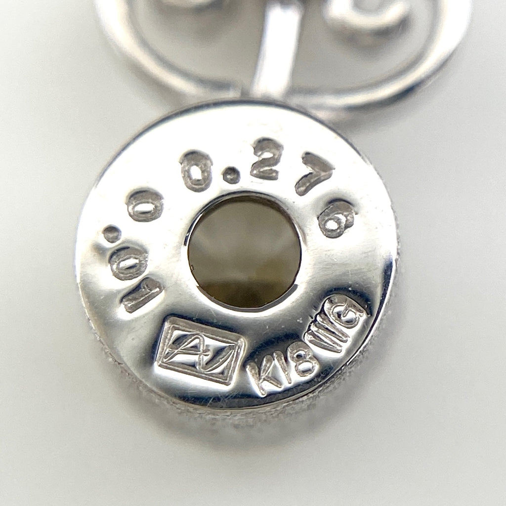 ダイヤモンド ペンダントトップ WG ホワイトゴールド ペンダント ペンダントトップ K18 WG ダイヤモンド レディース 【中古】nbjwl