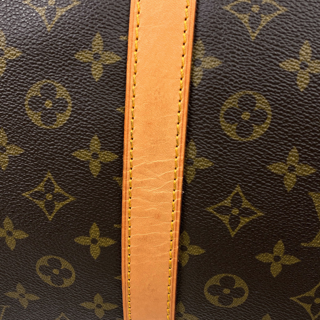【最終値引き】 ルイ・ヴィトン キーポル バンドリエール 60 旅行 出張 2WAY ショルダーバッグ ボストンバッグ モノグラム ブラウン M41412 レディース 【中古】brbag