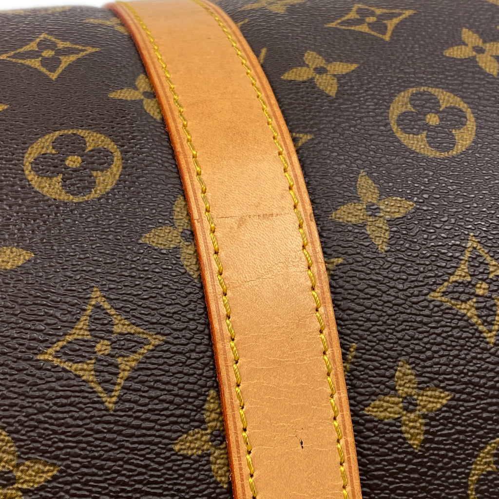 【最終値引き】 ルイ・ヴィトン キーポル バンドリエール 60 旅行 出張 2WAY ショルダーバッグ ボストンバッグ モノグラム ブラウン M41412 レディース 【中古】brbag