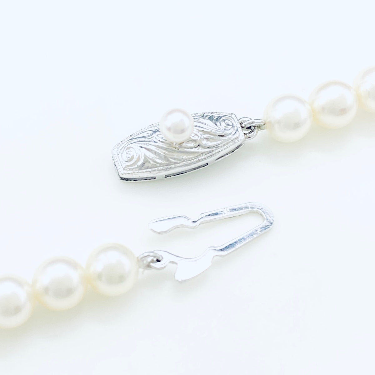 1707 タサキパールネックレスSVシルバー4mm TASAKI - 1707 タサキパールネックレスSVシルバー4mmの通販 by n
