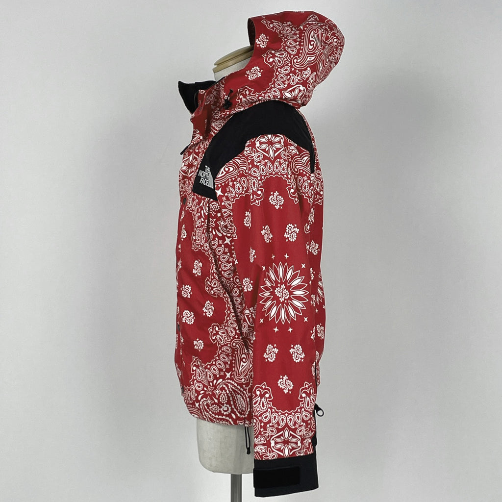 ザ・ノースフェイス バンダナ マウンテンパーカ ジャケット Supreme シュプリーム アウター マウンテンパーカー レッド ブラック メンズ 【中古】brapp