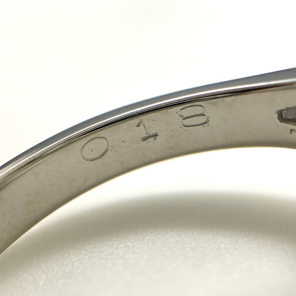 メレダイヤ デザインリング プラチナ 指輪 リング 9号 Pt900 ダイヤモンド レディース 【中古】nbjwl