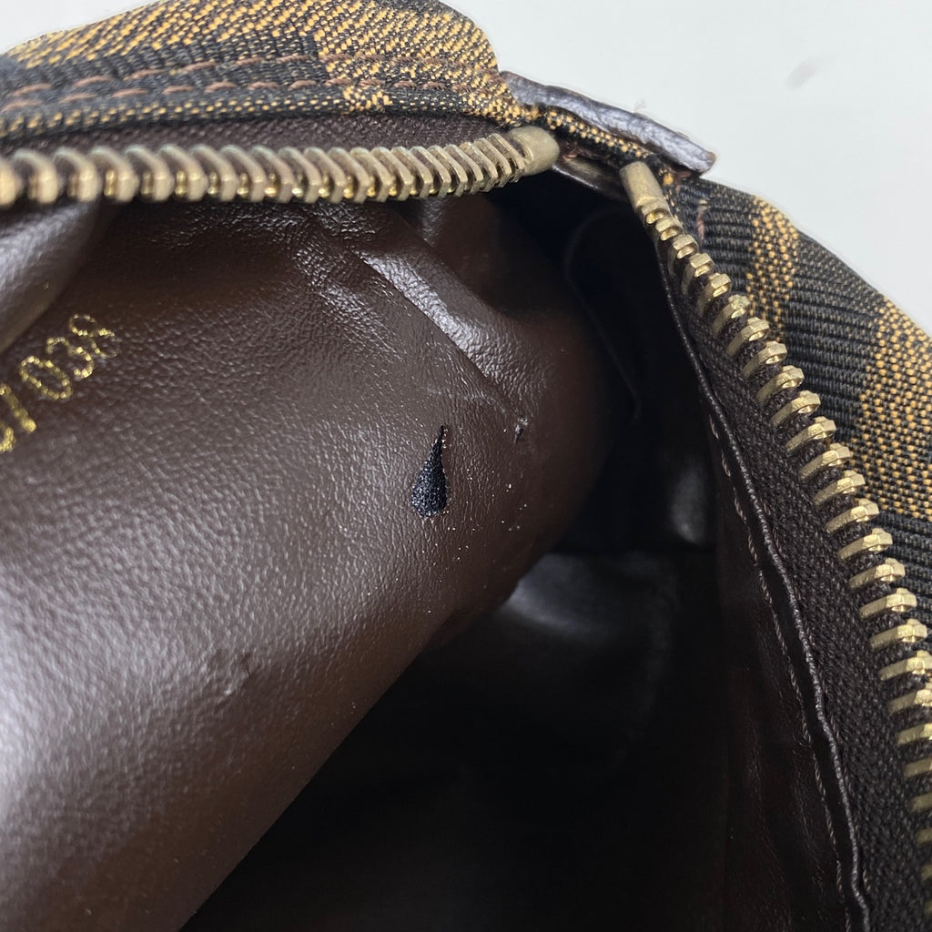 フェンディ ズッカ柄 ハンドバッグ ミニ ハンドバッグ キャンバス ブラウン 8N0000 レディース 【中古】brbag