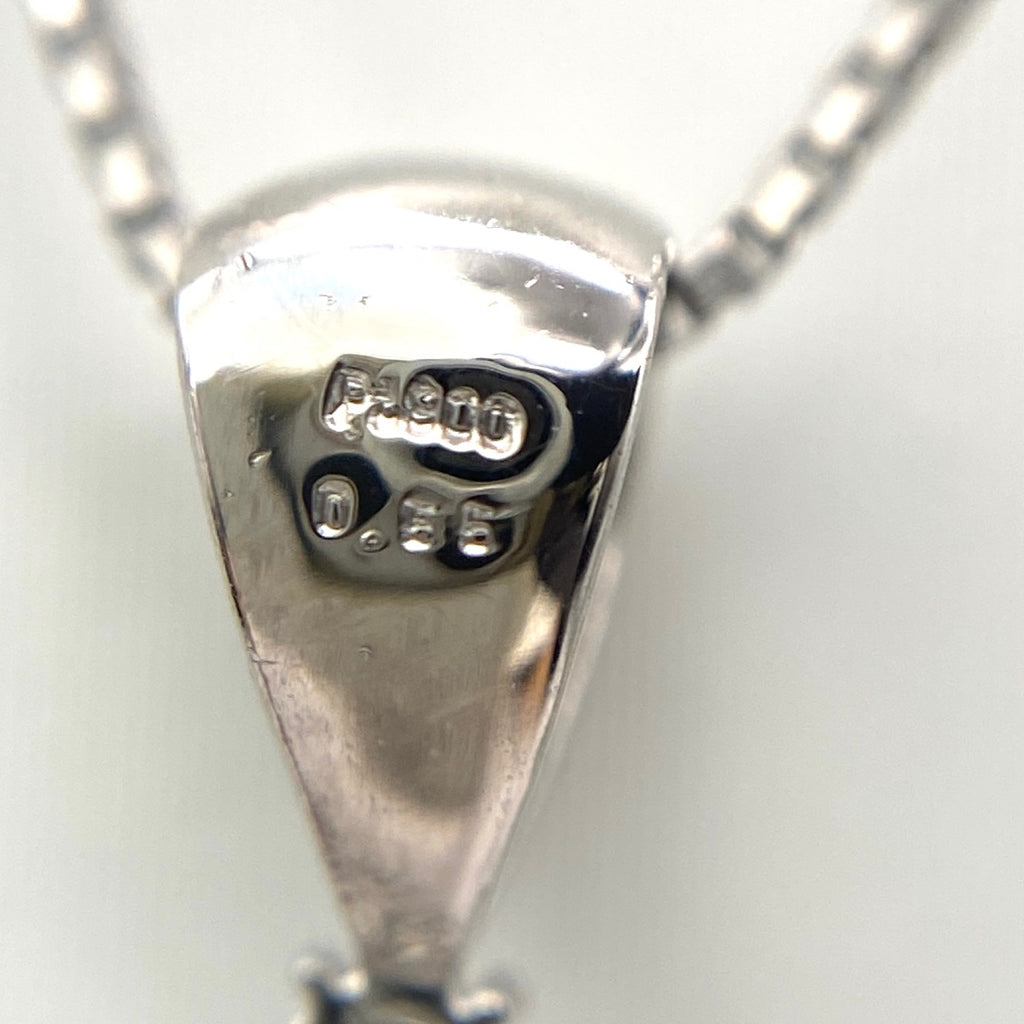 メレダイヤ デザインネックレス プラチナ ペンダント ネックレス Pt900 Pt850 ダイヤモンド レディース 【中古】nbjwl