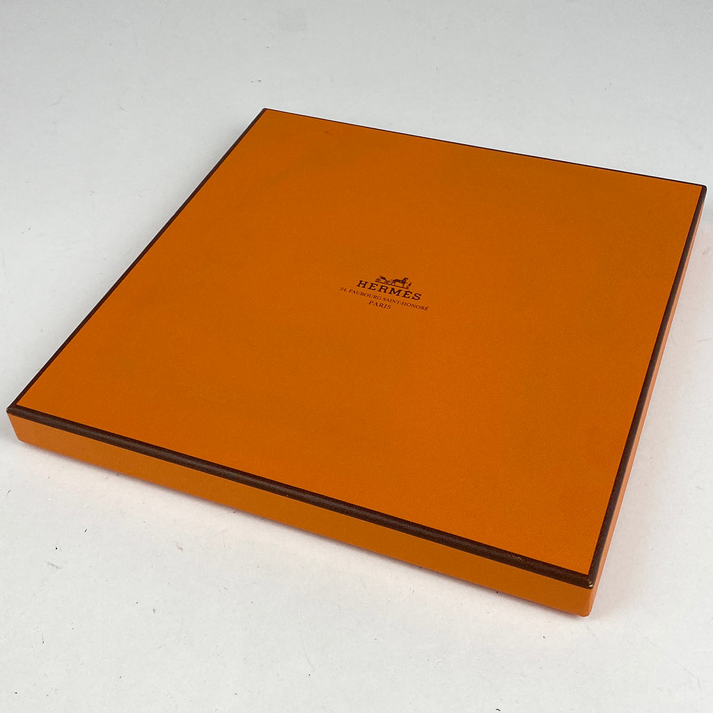 エルメス カレ 90 CANNES＆POMMEAUX ステッキ柄 スカーフ シルク イエロー マルチカラー レディース 【中古】brbag