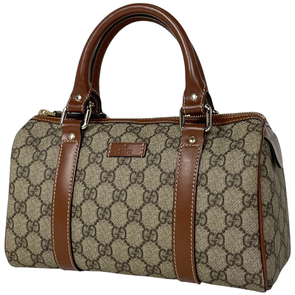 グッチ GG柄 ハンドバッグ ミニボストン ハンドバッグ コーティングキャンバス ブラウン 193604 レディース 【中古】brbag