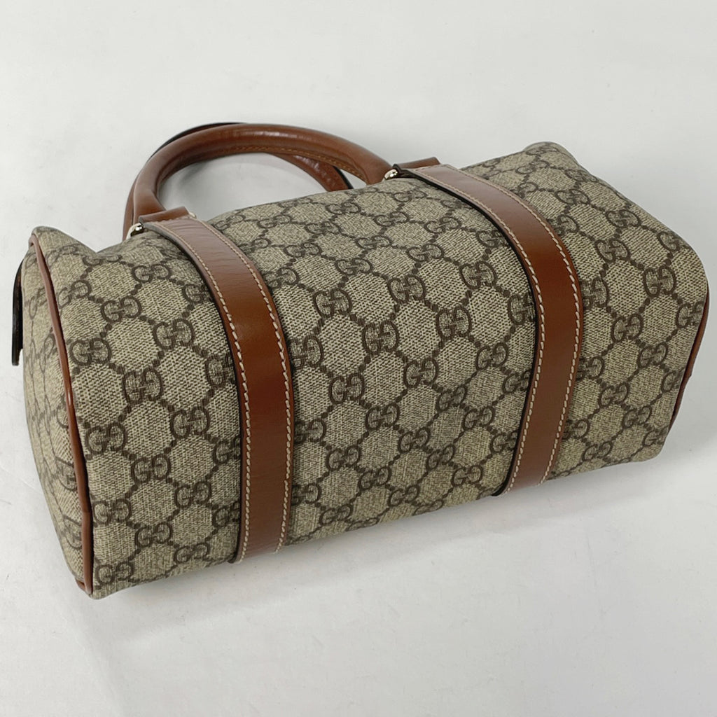 グッチ GG柄 ハンドバッグ ミニボストン ハンドバッグ コーティングキャンバス ブラウン 193604 レディース 【中古】brbag