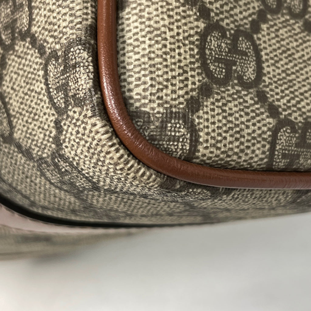 グッチ GG柄 ハンドバッグ ミニボストン ハンドバッグ コーティングキャンバス ブラウン 193604 レディース 【中古】brbag