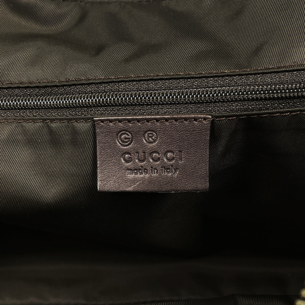 グッチ ホースビット柄 ハンドバッグ 手提げ バンブー ハンドバッグ キャンバス ブラウン 248271 レディース 【中古】brbag