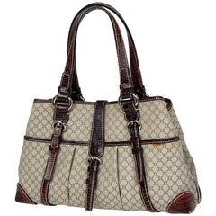 セリーヌ マカダム柄 トートバッグ ハンドバッグ トートバッグ キャンバス ブラウン レディース 【中古】brbag