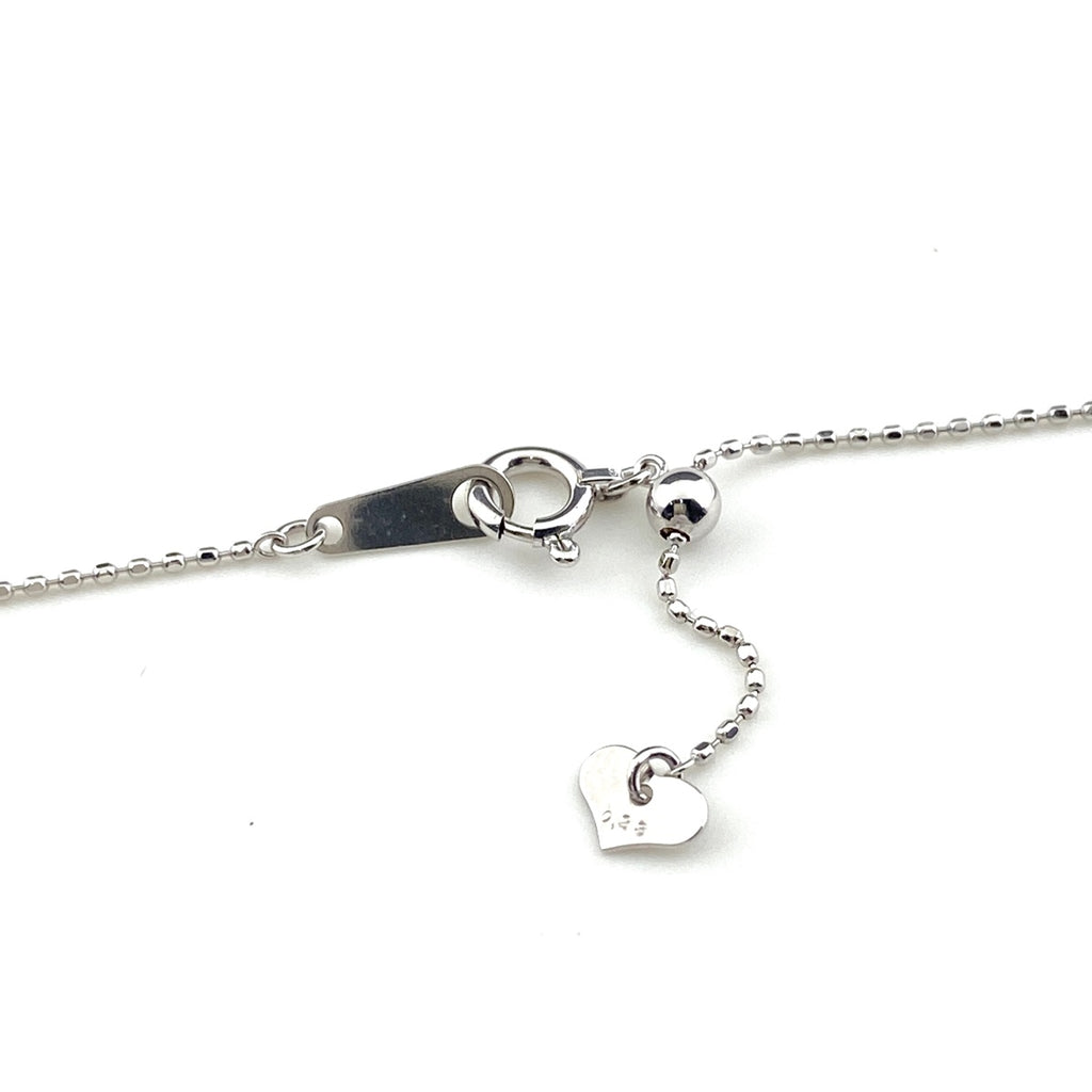 メレダイヤ デザインネックレス WG ホワイトゴールド ペンダント ネックレス K18 WG ダイヤモンド レディース 【中古】nbjwl