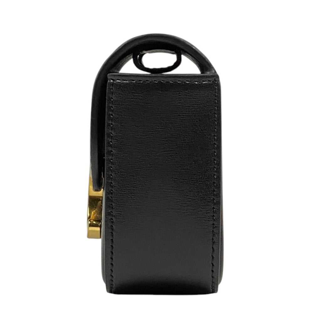 セリーヌ トリオンフ ミニ ショルダーバッグ 2WAY ポーチ ショルダーバッグ レザー ブラック レディース 【中古】brbag