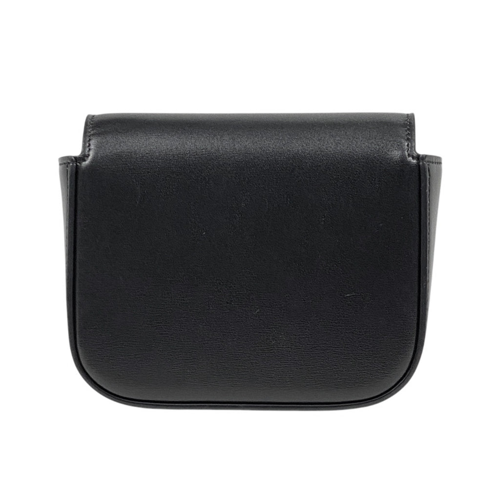 セリーヌ トリオンフ ミニ ショルダーバッグ 2WAY ポーチ ショルダーバッグ レザー ブラック レディース 【中古】brbag