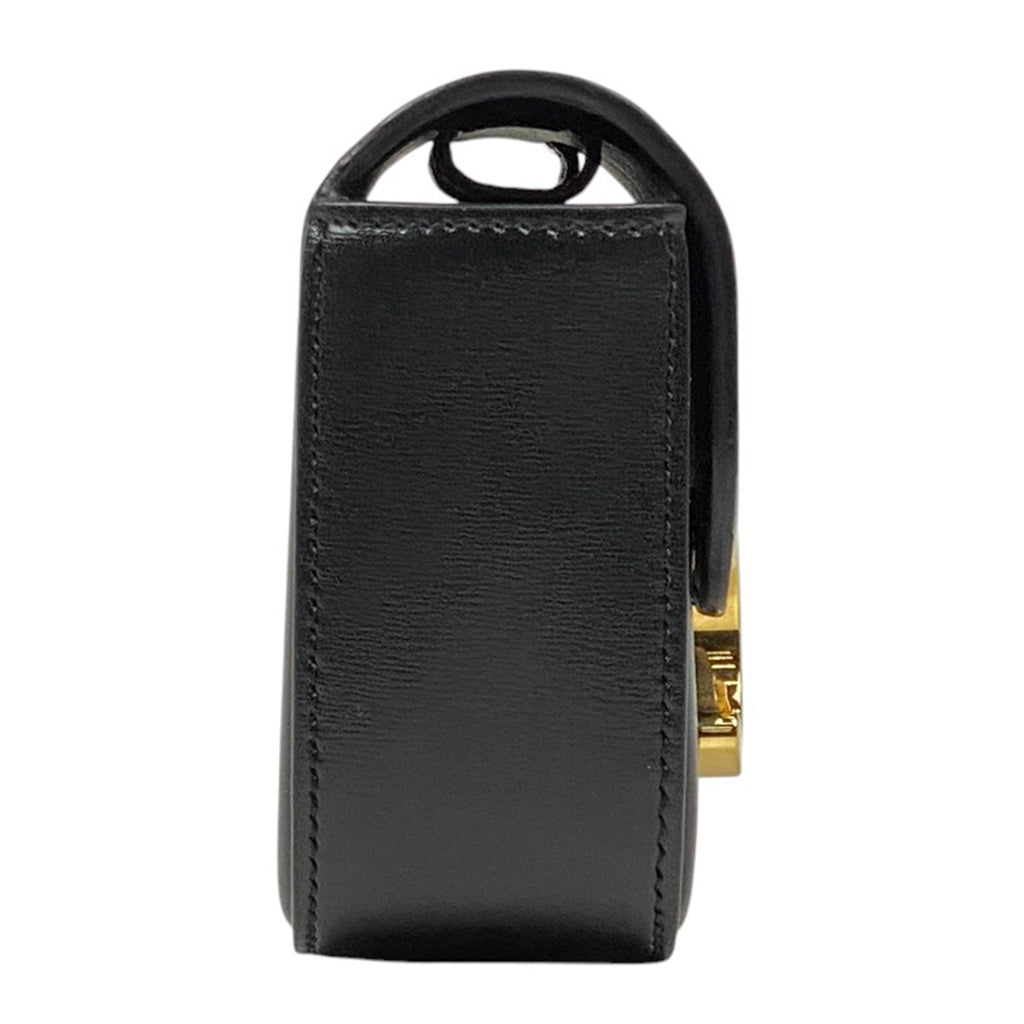 セリーヌ トリオンフ ミニ ショルダーバッグ 2WAY ポーチ ショルダーバッグ レザー ブラック レディース 【中古】brbag