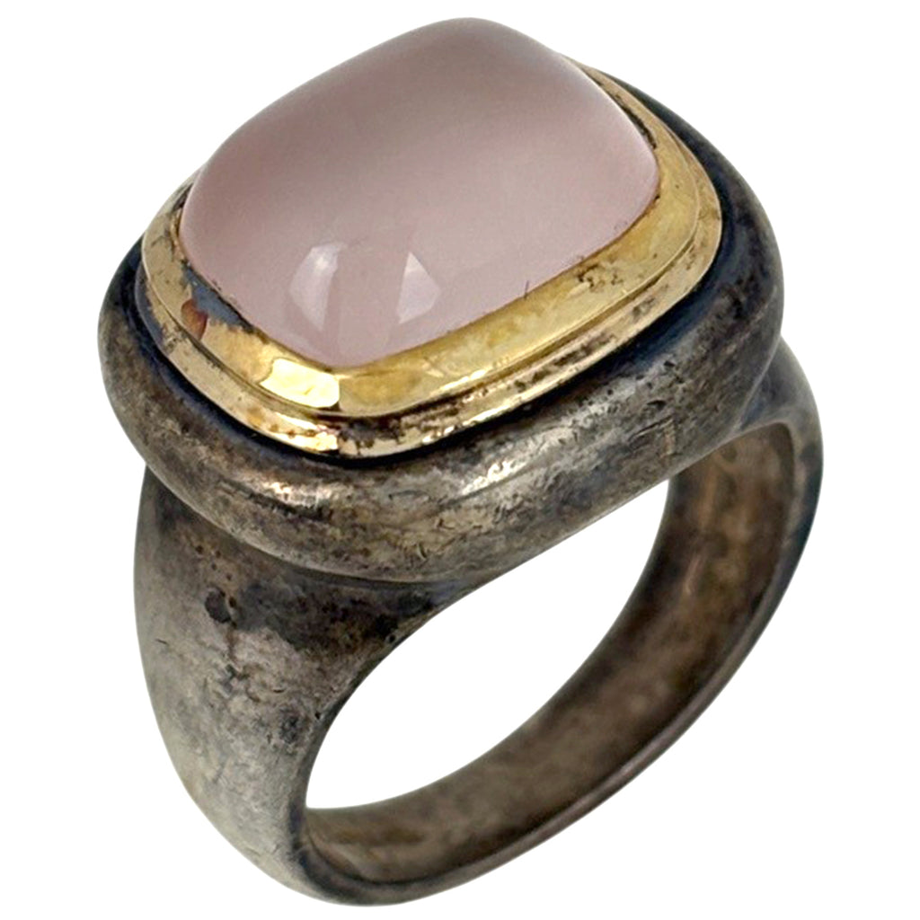 ティファニー デザイン カラーストーン リング 指輪 リング 11号 シルバー925 シルバー レディース 【中古】bracc