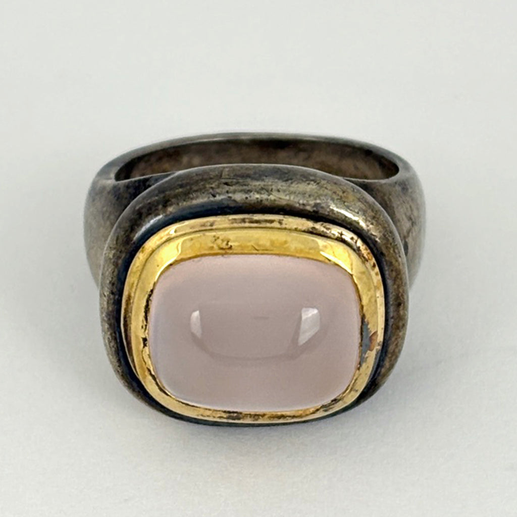 ティファニー デザイン カラーストーン リング 指輪 リング 11号 シルバー925 シルバー レディース 【中古】bracc