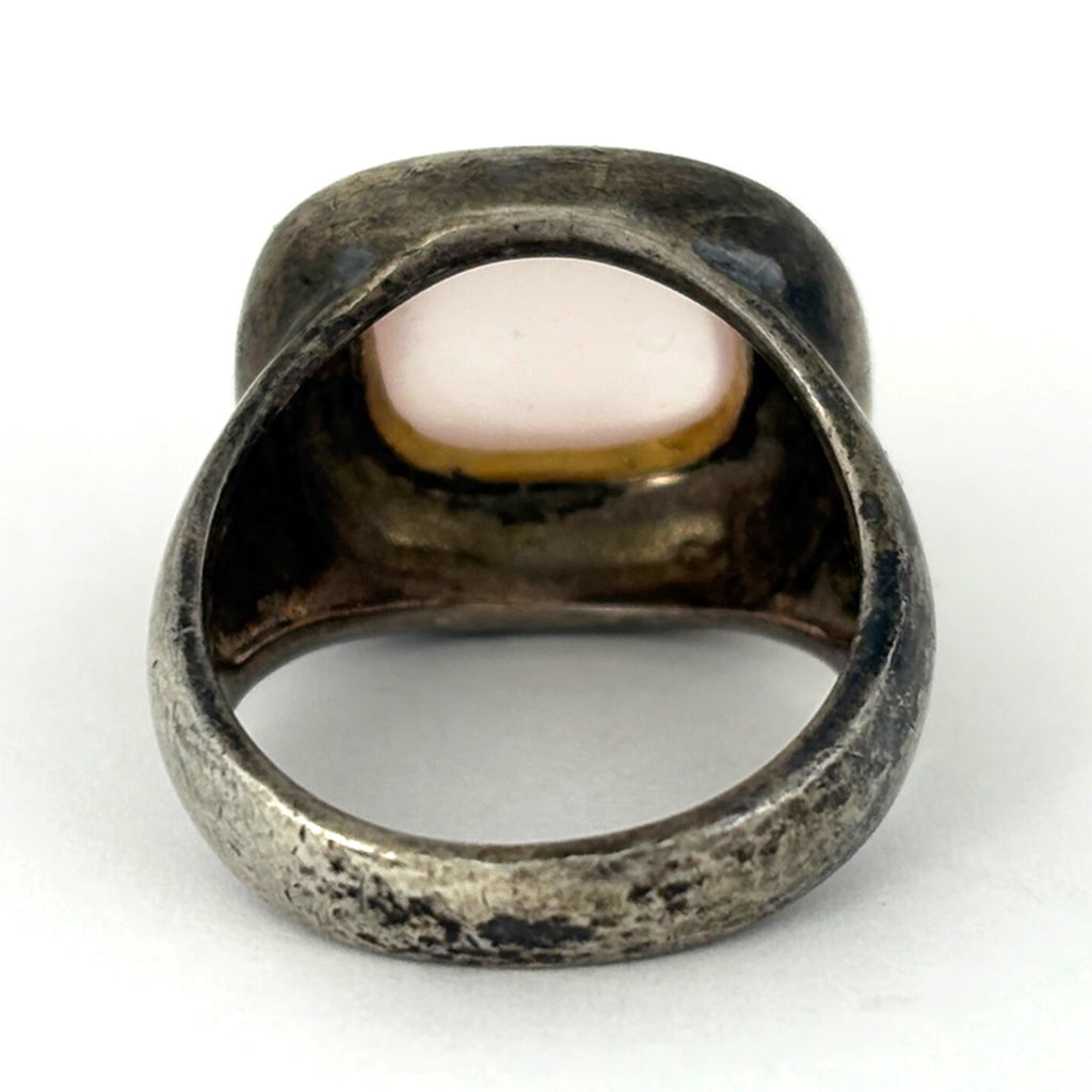 ティファニー デザイン カラーストーン リング 指輪 リング 11号 シルバー925 シルバー レディース 【中古】bracc