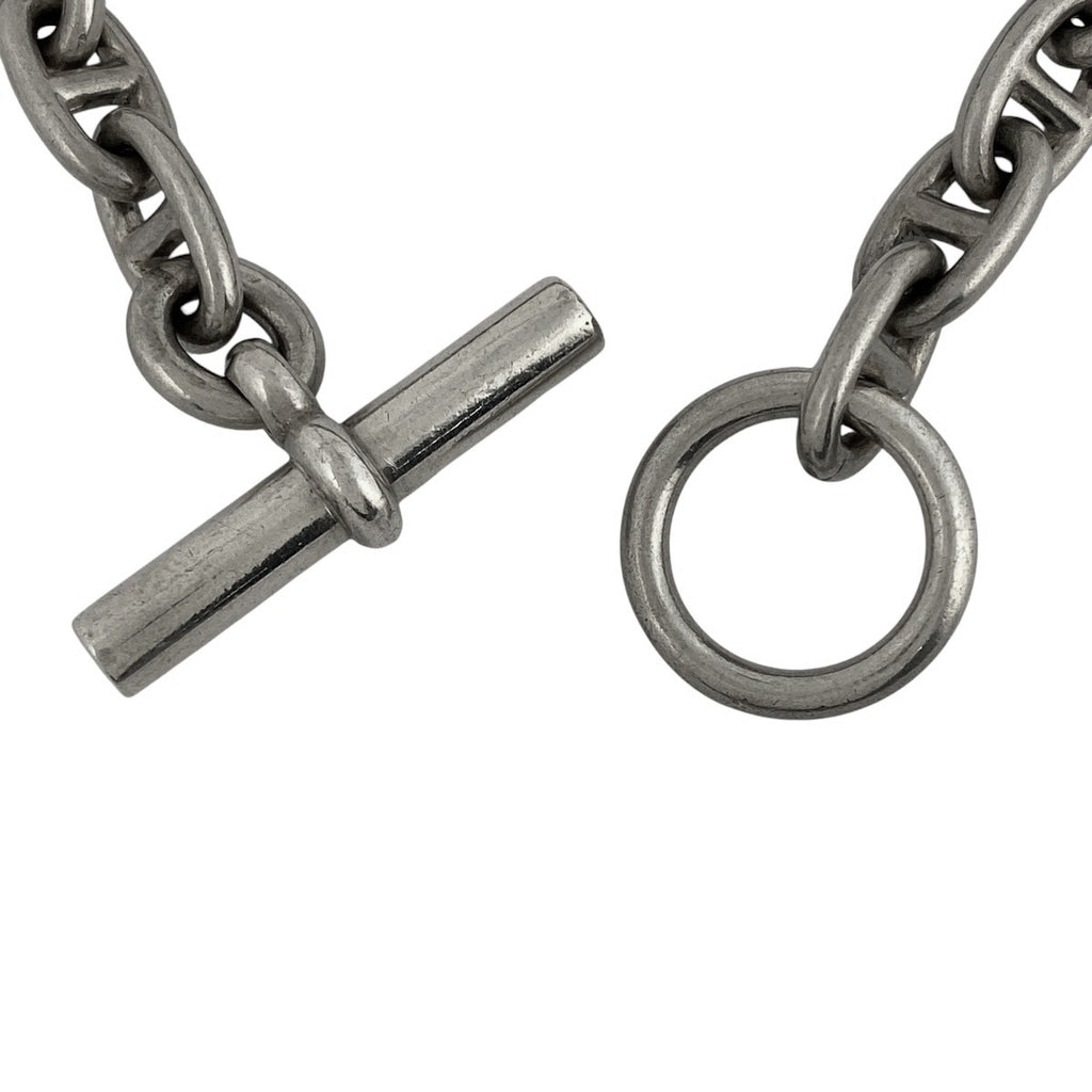 エルメス シェーヌダンクル PM 16コマ ブレスレット メタル シルバー レディース 【中古】bracc