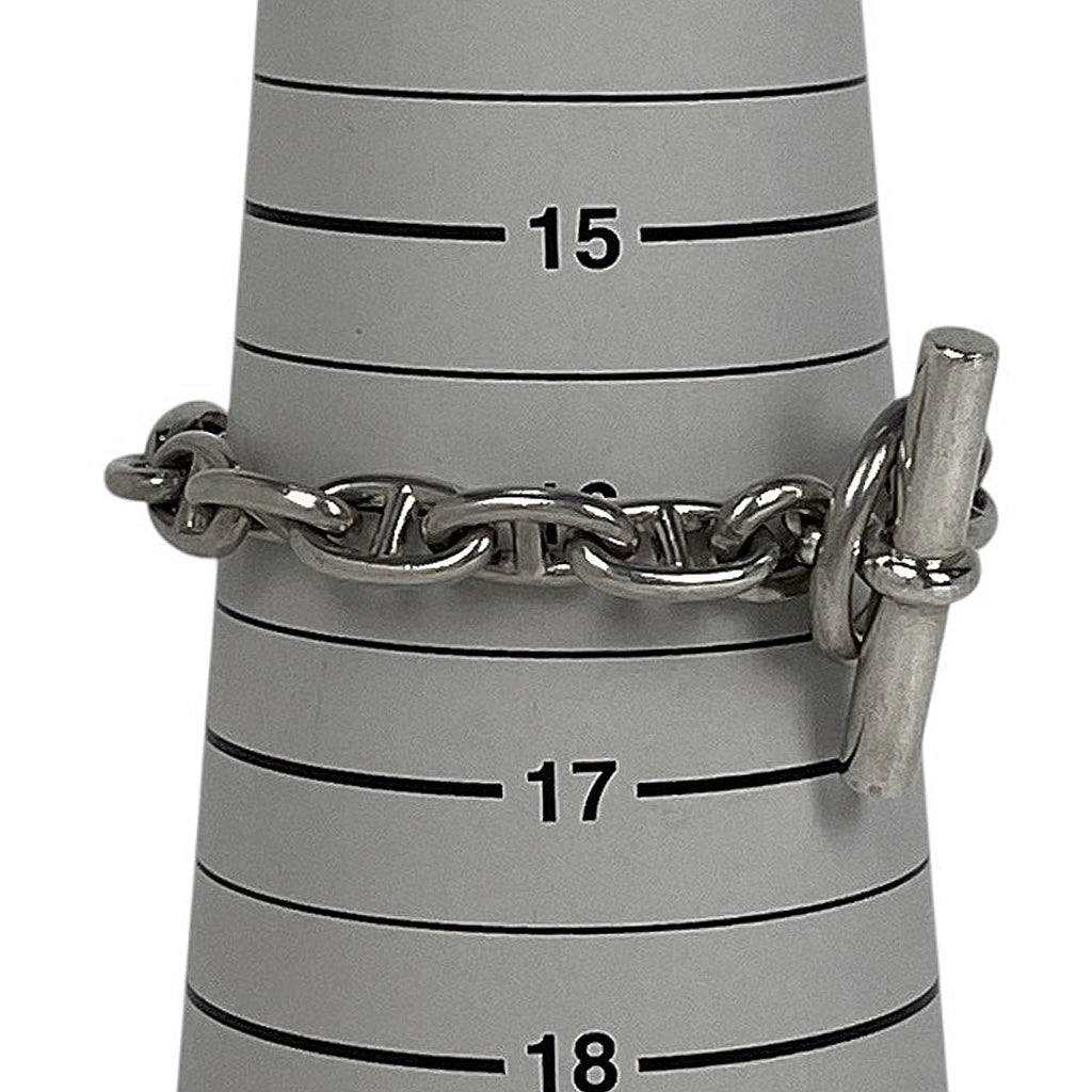 エルメス シェーヌダンクル PM 16コマ ブレスレット メタル シルバー レディース 【中古】bracc