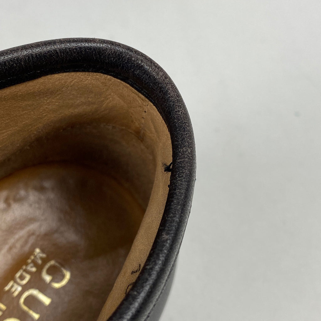 グッチ ホースビット ショートブーツ チャッカブーツ モカシン 靴 ショートブーツ レザー ブラック レディース 【中古】brapp