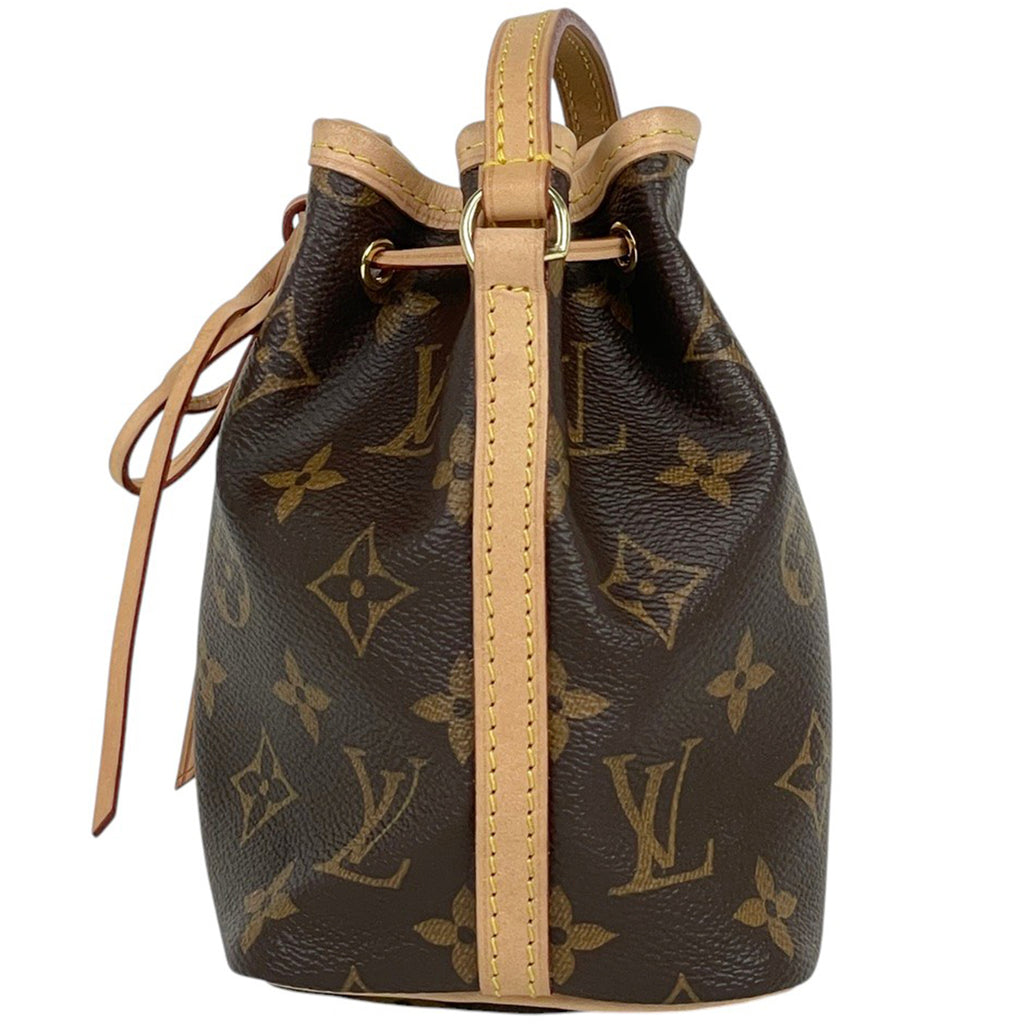 ルイ・ヴィトン ナノノエ ポシェット ショルダーバッグ モノグラム ブラウン M41346 レディース 【中古】brbag