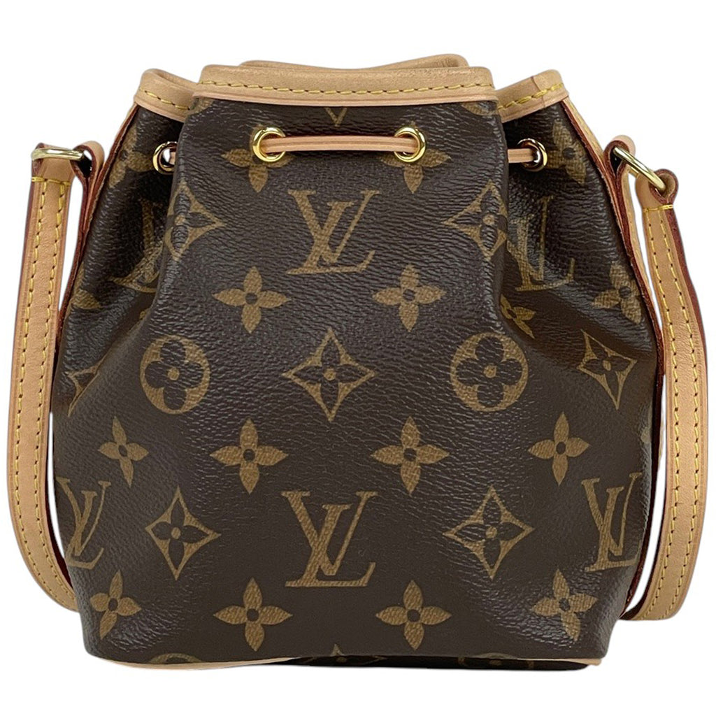 ルイ・ヴィトン ナノノエ ポシェット ショルダーバッグ モノグラム ブラウン M41346 レディース 【中古】brbag