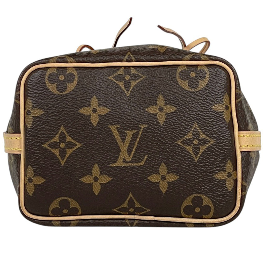 ルイ・ヴィトン ナノノエ ポシェット ショルダーバッグ モノグラム ブラウン M41346 レディース 【中古】brbag