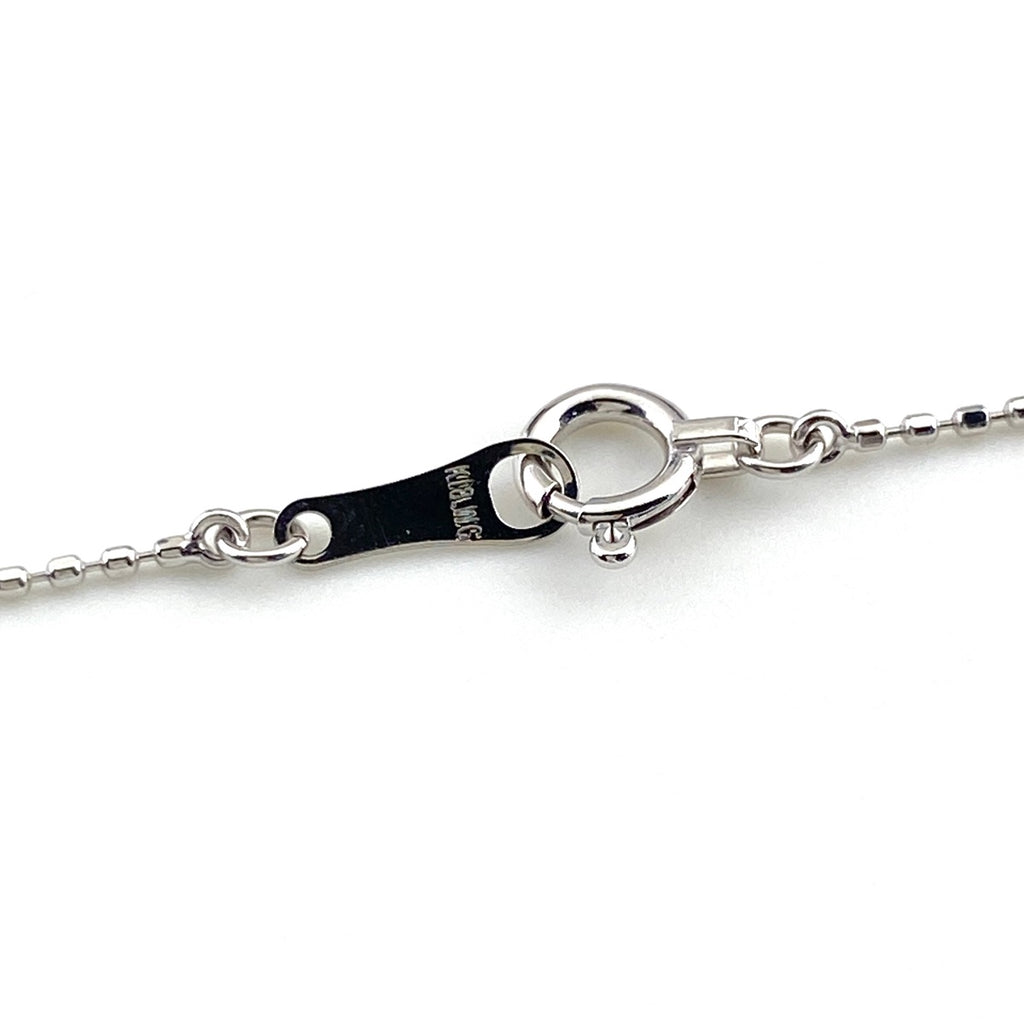 ルビー デザインネックレス WG ホワイトゴールド ペンダント メレダイヤ ハート ネックレス K18 WG ルビー レディース 【中古】nbjwl