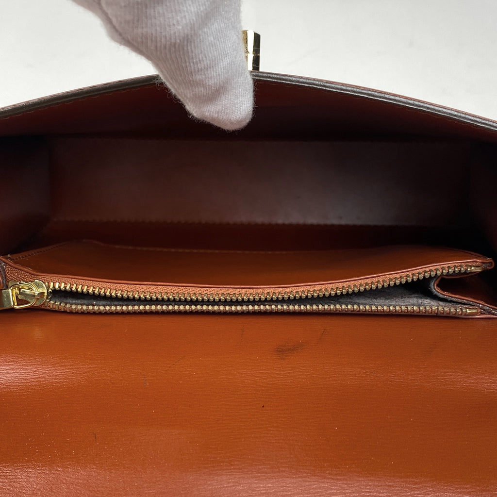 【ジャンク品】ルイ・ヴィトン マルゼルブ 手提げ ハンドバッグ エピ ケニアブラウン M52373 レディース 【中古】brbag
