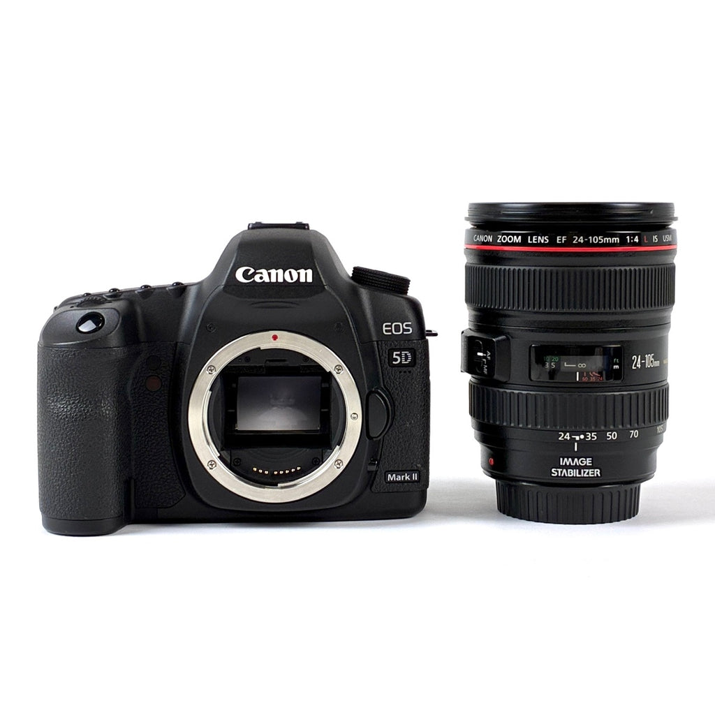 キヤノン Canon EOS 5D Mark II EF 24-105L IS USM レンズキット デジタル 一眼レフカメラ 【中古】cambb